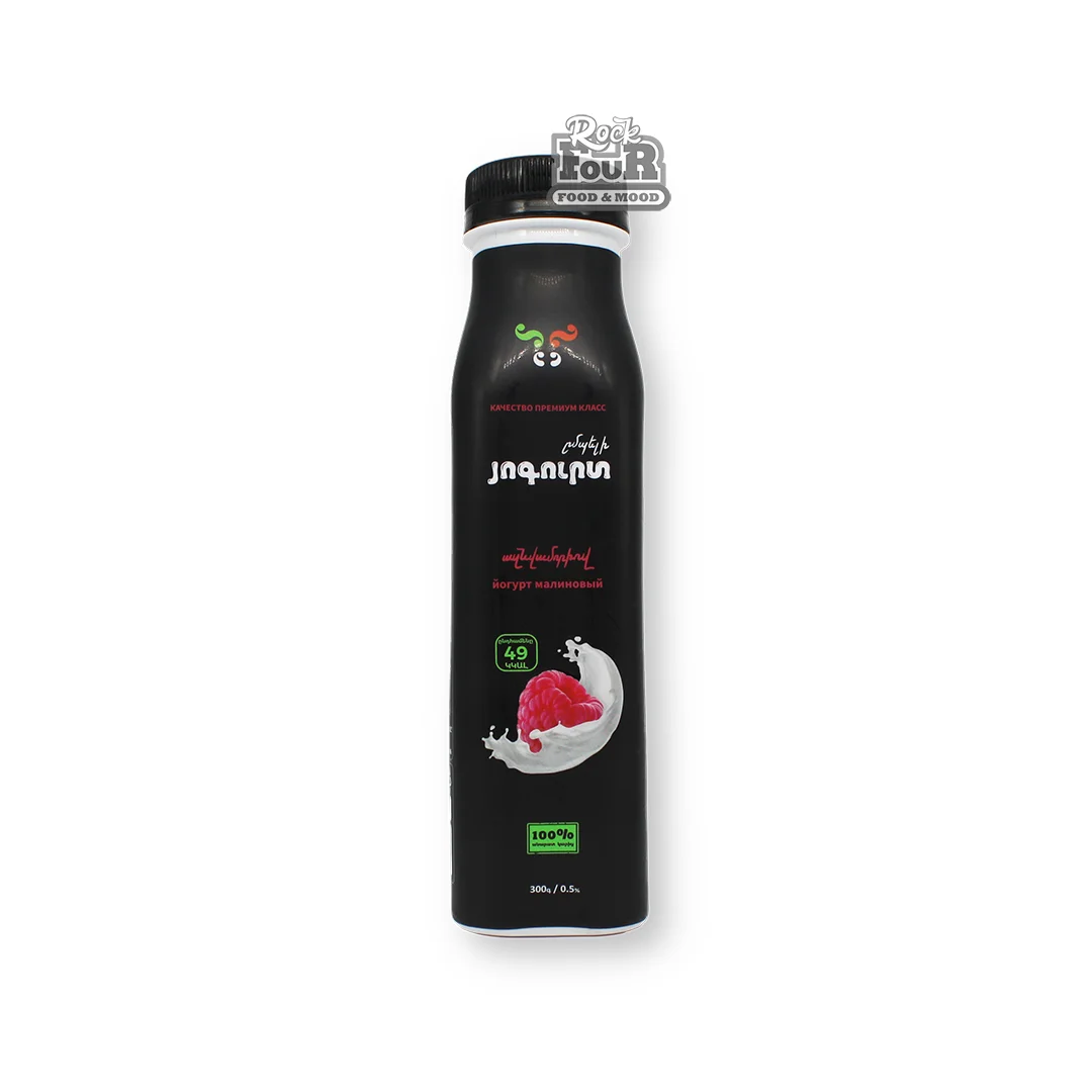 Drinking yogurt "Dili" with raspberry 0.5% 300g